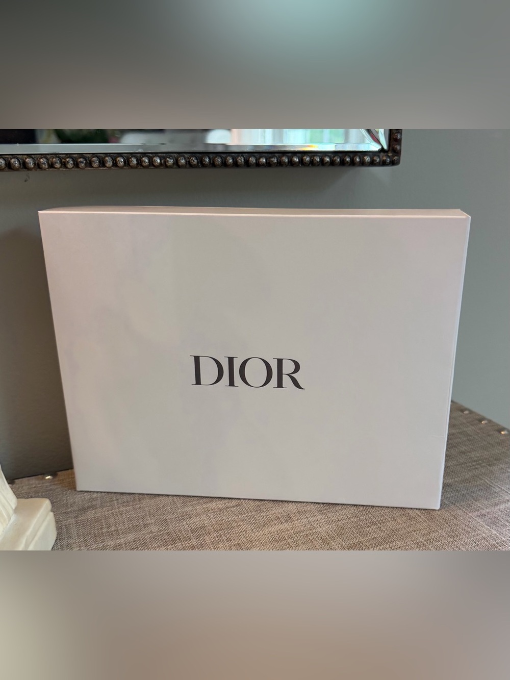 GWP for Dior solar Tan Woven Leather Pouch with Gold Logo - Picture 8 of 8